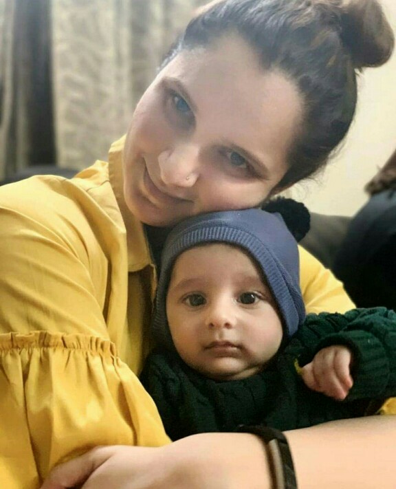 Latest Clicks Of Sania Mirza And Son Izhaan