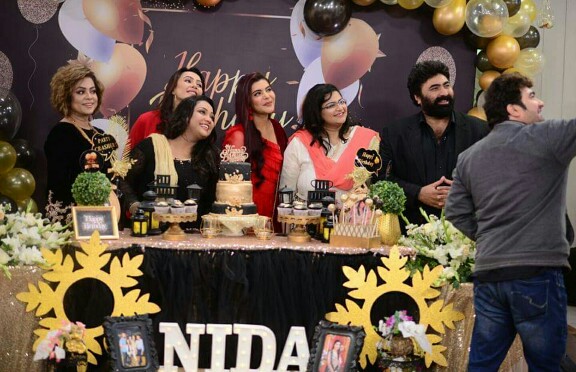Nida Yasir's Birthday Celebrations On Good Morning Pakistan