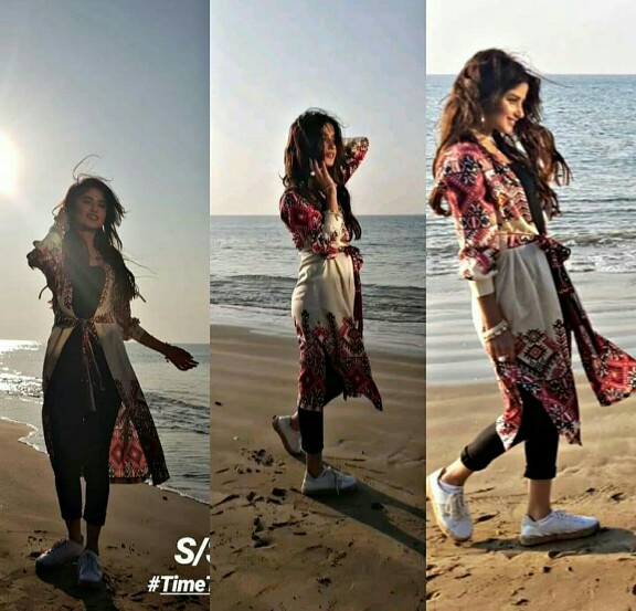 Some BTS Clicks Of Sajal Aly From A Shoot
