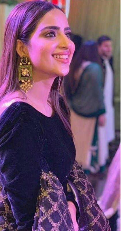 Saboor Aly At A Wedding Event