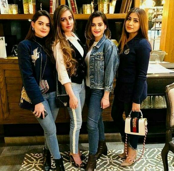 Aiman Khan And Minal Khan Out And About With Friends