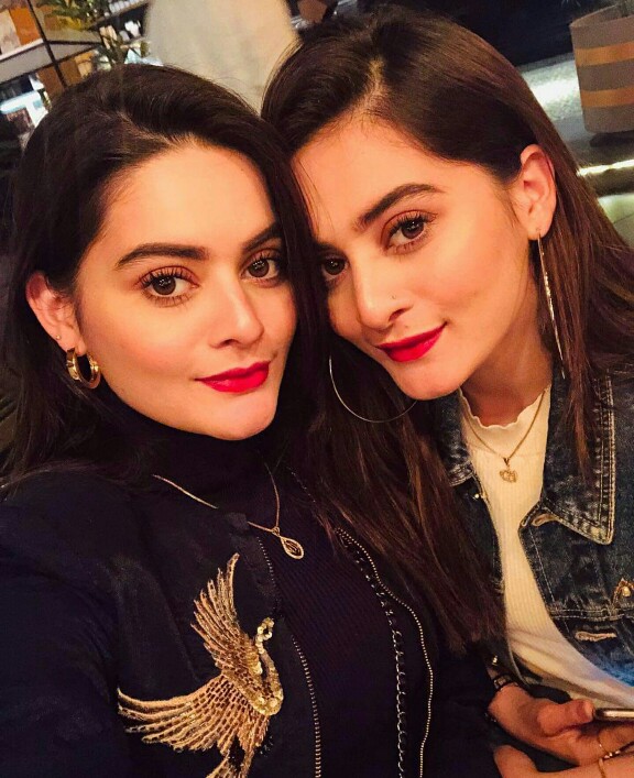 Aiman Khan And Minal Khan Out And About With Friends