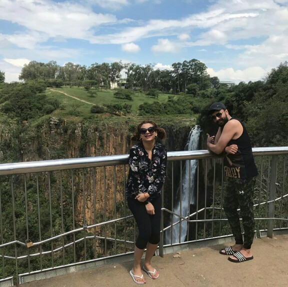 Benita David With Husband In South Africa