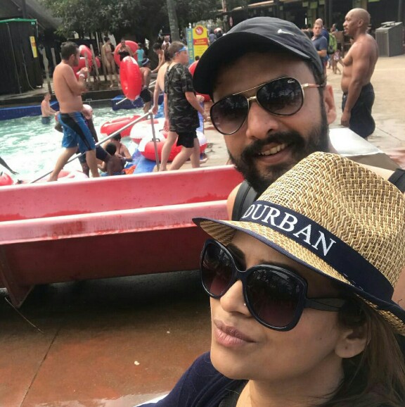 Benita David With Husband In South Africa