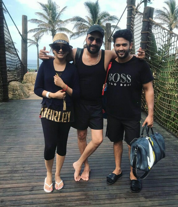 Benita David With Husband In South Africa