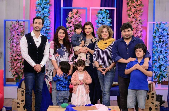 Kids Were Guests At Nida Yasir's Show