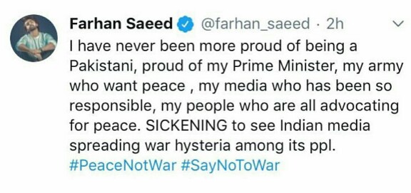 Celebrities Applaud PM Khan's Peace Stance