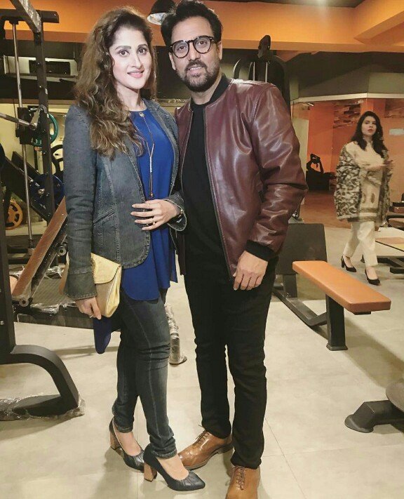 Shaan And Reema At Rambo-Sahiba's Fitness Club Opening