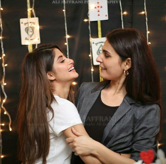 Sajal And Saboor At Sadia Ghaffar's Birthday