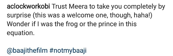 Osman Khalid Butt Shares A Moment With Meera Jee