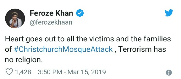 Pakistani Celebs Hand Support To NZ Terrorist Attack Victims