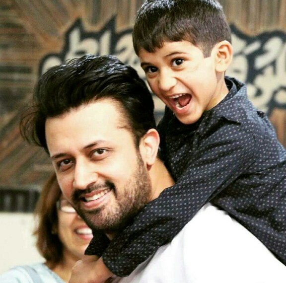 Latest Pictures of Atif Aslam And Wife Sara At SOS Village - Style.Pk