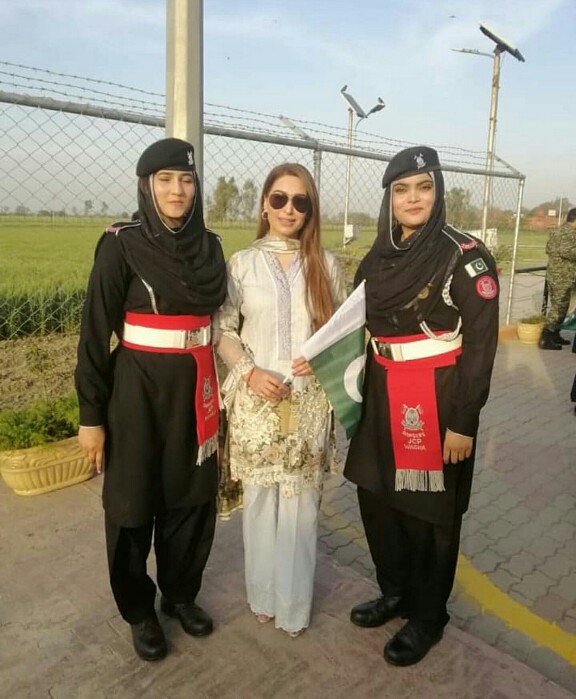 Reema Khan Visits Wagah Border