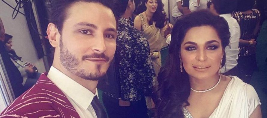 Osman Khalid Butt Shares A Moment With Meera Jee