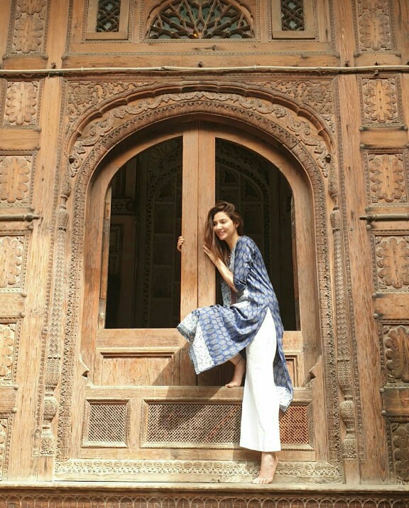 Mahira Khan Is The Spider Woman On The Sets Of Superstar