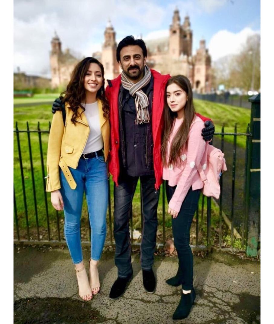 Beautiful Actresses & Sisters Arisha Razi and Sarah Razi in Glasgow UK