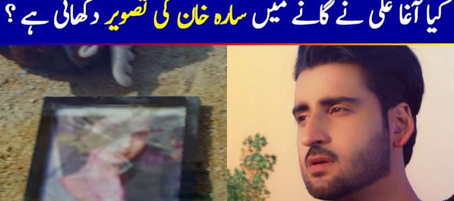 Agha Ali Clarifies About The Picture In His Song Not Being Sarah