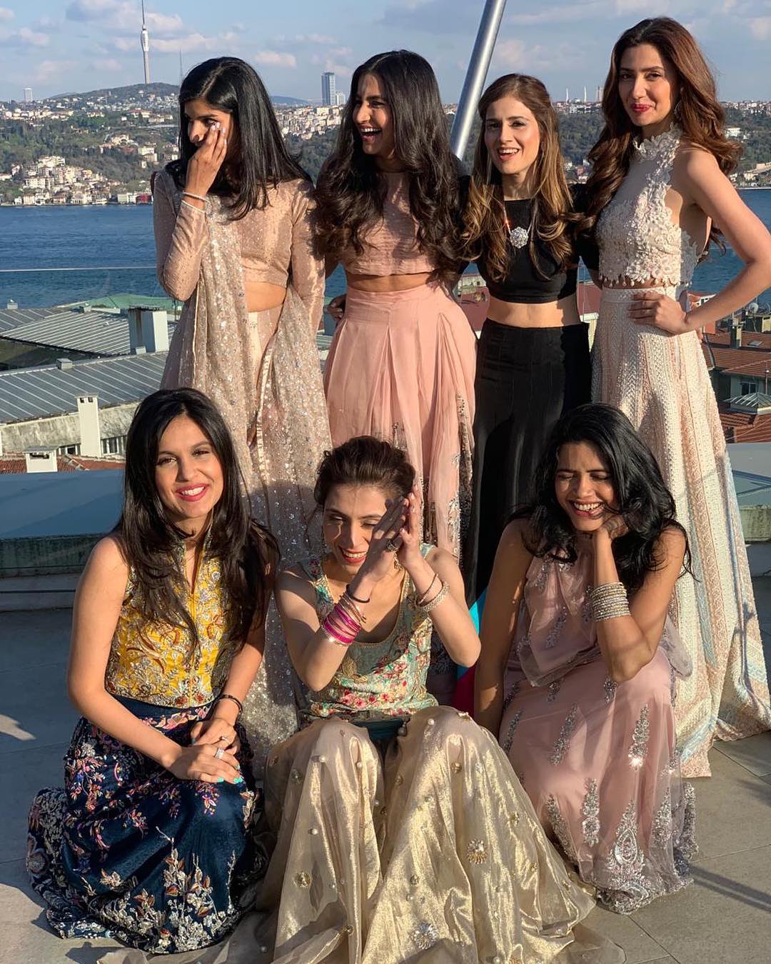 Gorgeous Mahira Khan with her Friends in Turkey for a Wedding Event