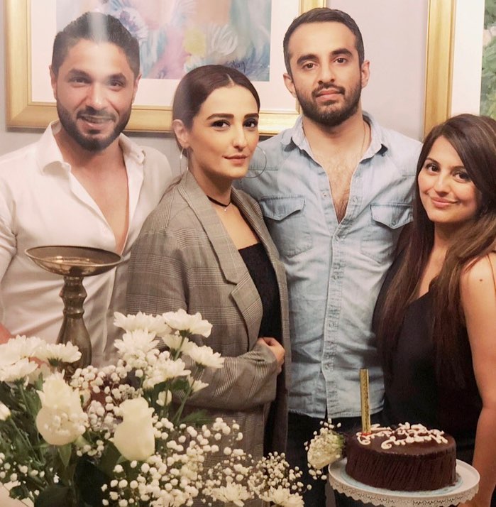 Celebrities at Grand Birthday Party of Beautiful Actress Momal Sheikh