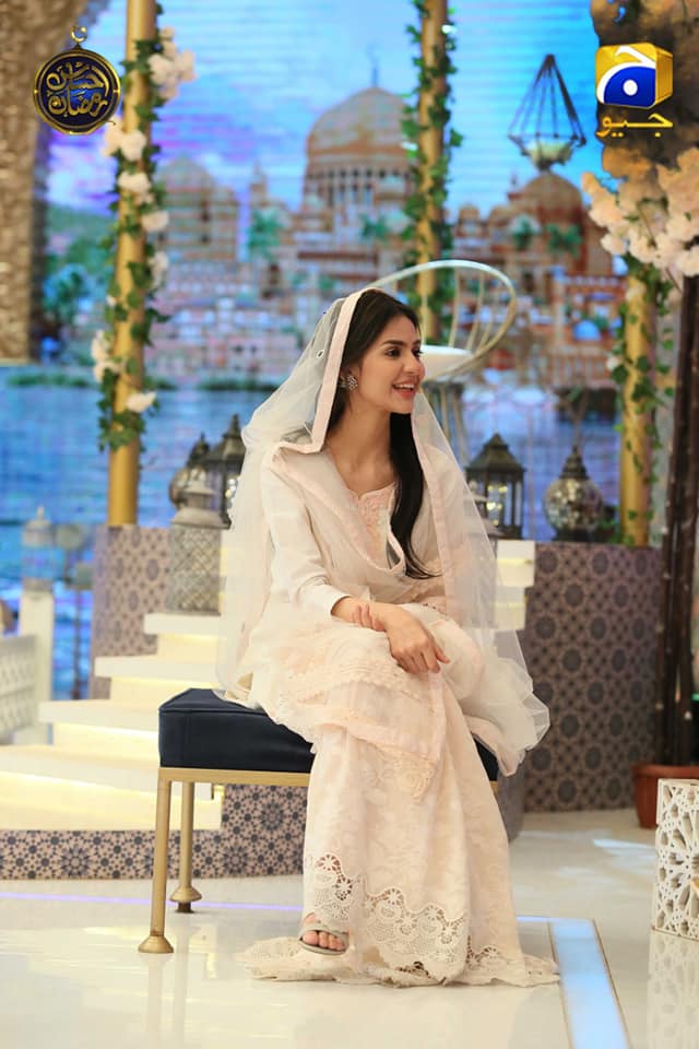Beautiful Actress Madiha Imam in Ehsaas Ramzan Transmission