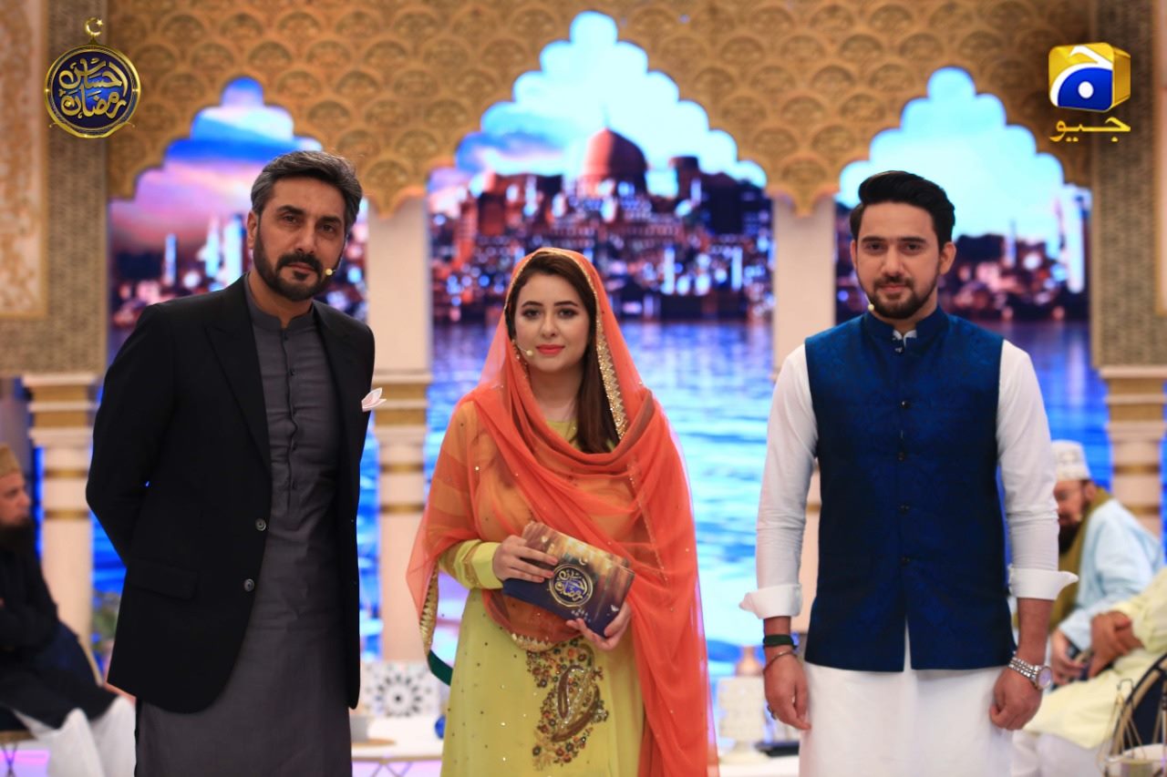 Rabia Anam Looking Gorgeous in Geo Ramzan Transmission Ehsaas Ramzan