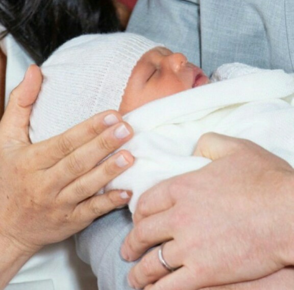 Prince Harry And Meghan Markle Show Off Their Baby Boy