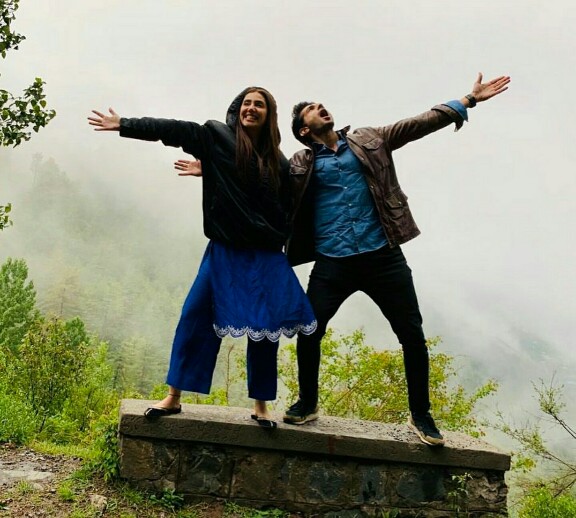 Mahira Khan Shooting In Nathiagali