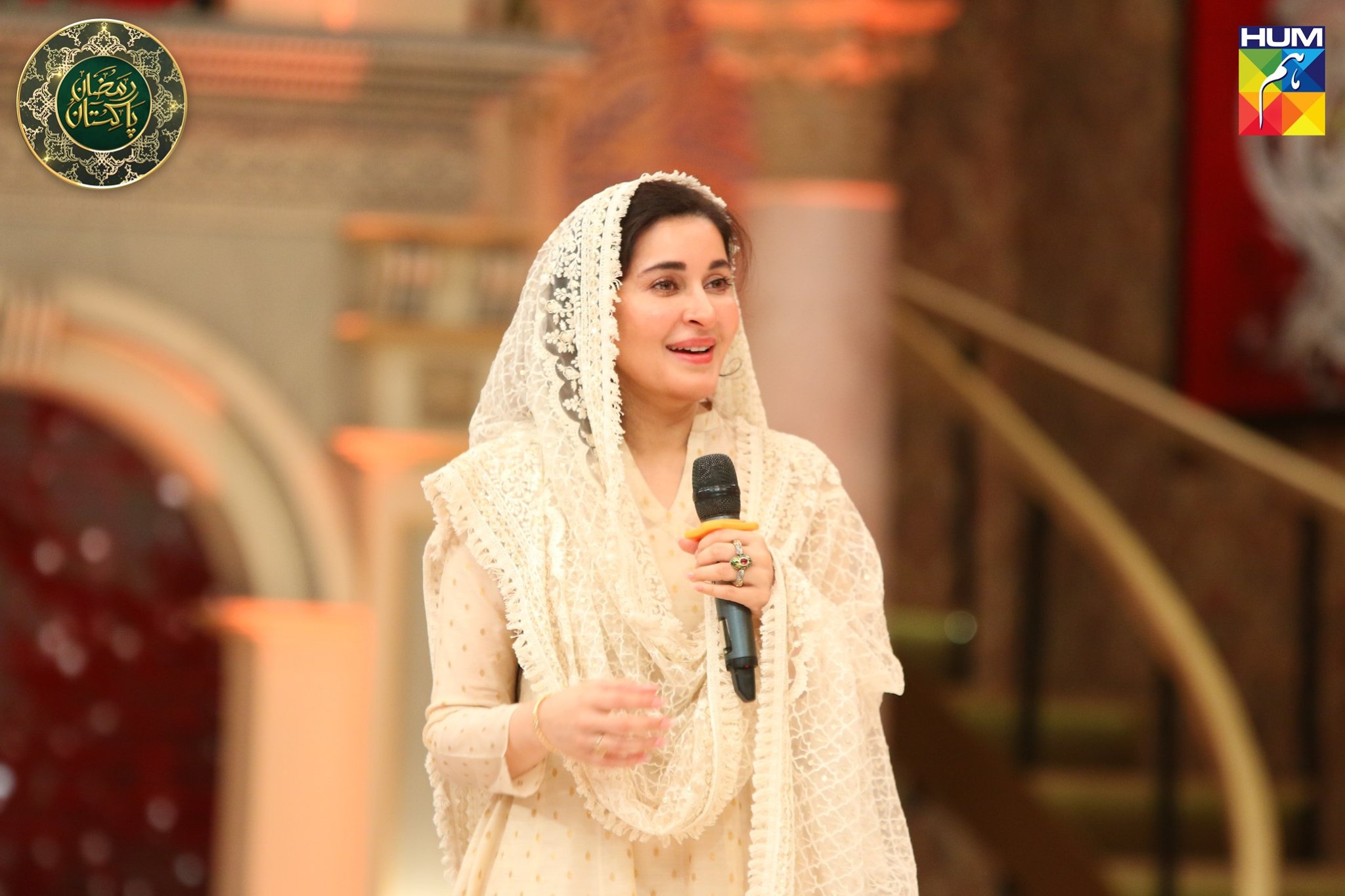 Beautiful Shaista Lodhi Appeared in Ramzan Pakistan Transmission on Humtv