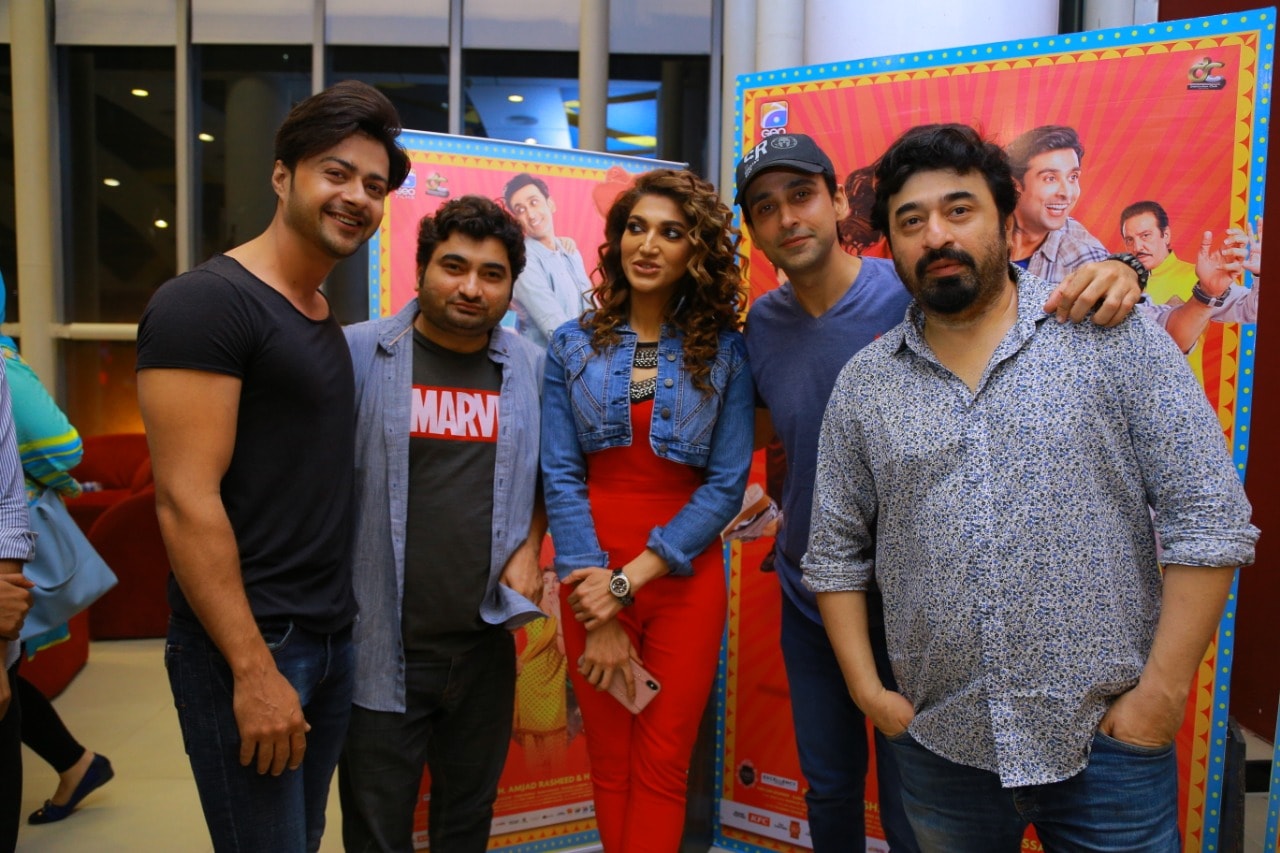 Superstar Cast of Movie Wrong No.2 made an appearance at Nueplex Cinemas Karachi