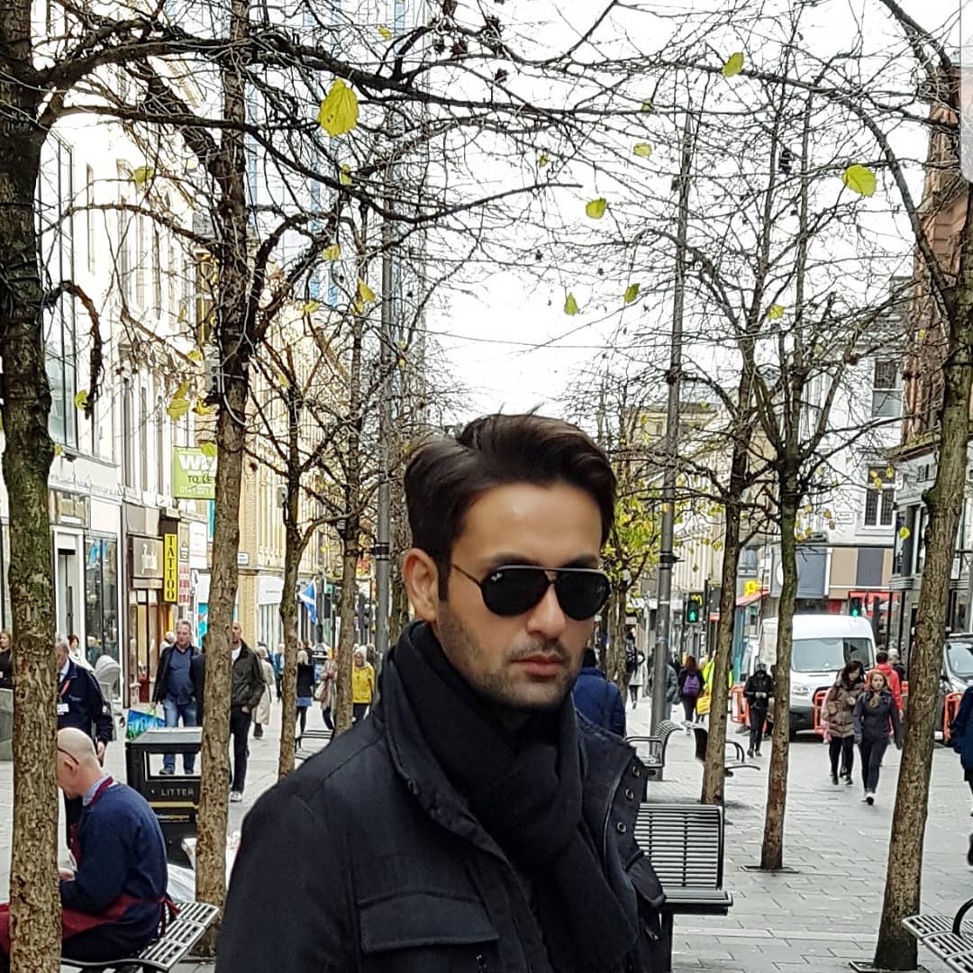 Latest Pictures of Handsome Actor Affan Waheed in London