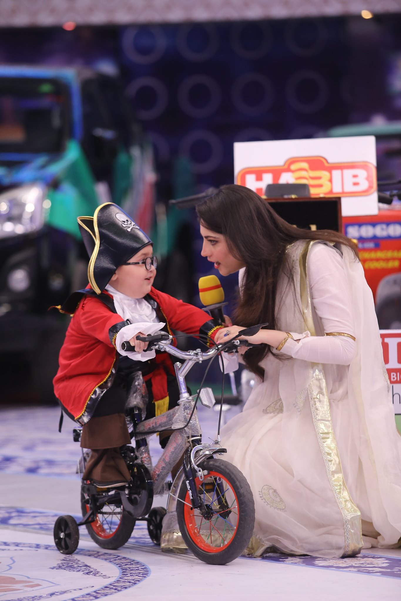 Cute Baby Ahmed Shah as a Pirate in Jeeto Pakistan