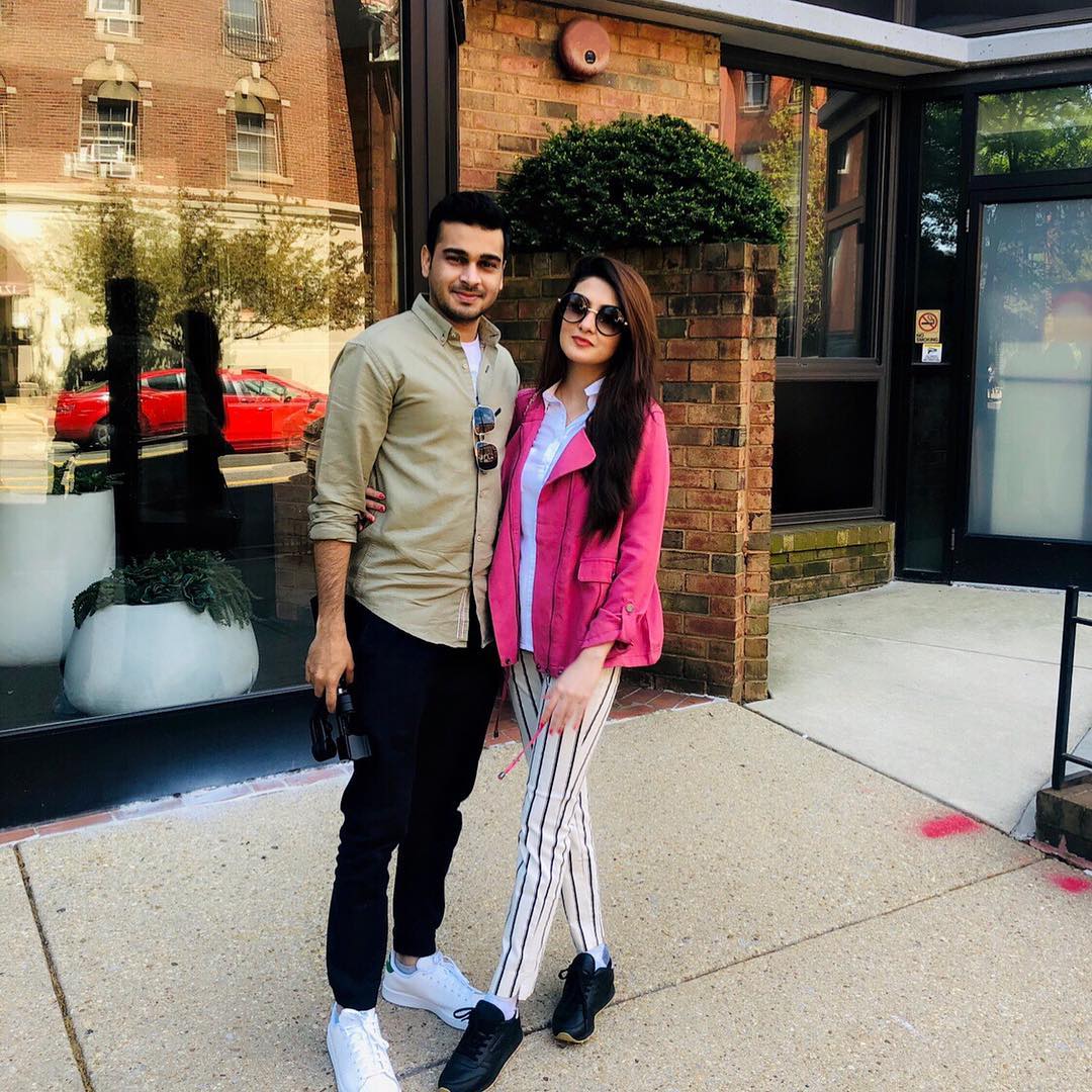 Actress Aleezay Tahir with her Husband Enjoying Vacations in USA