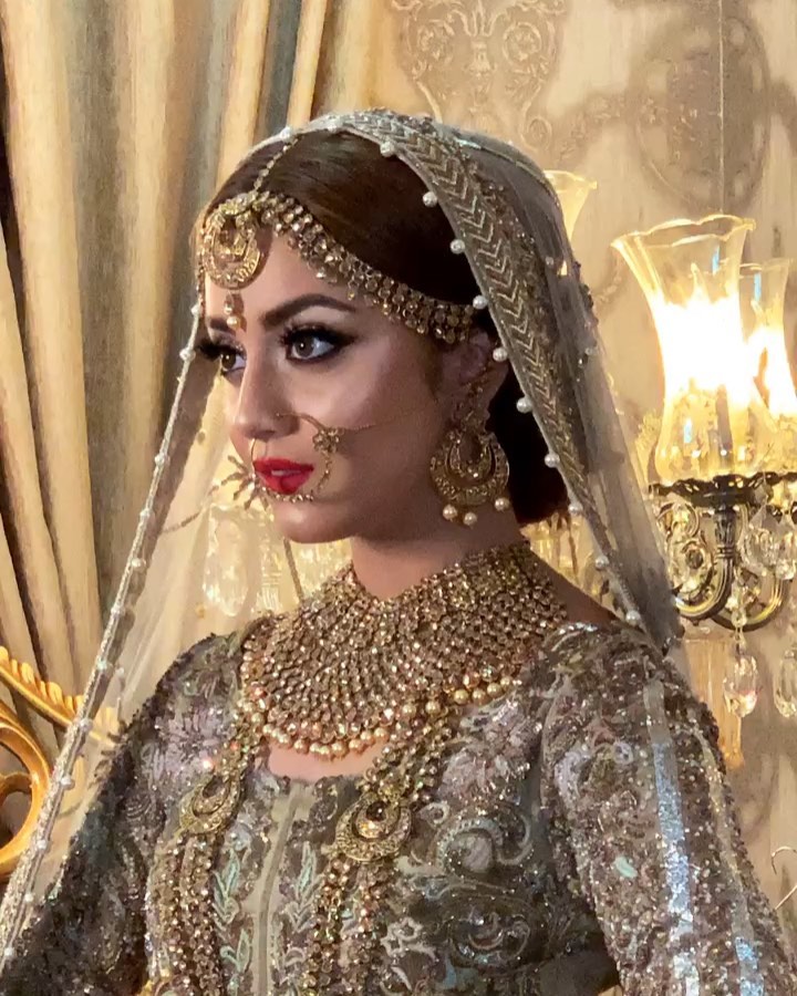 Beautiful Bridal Photoshoot of Alizeh Shah for Faiza Salon