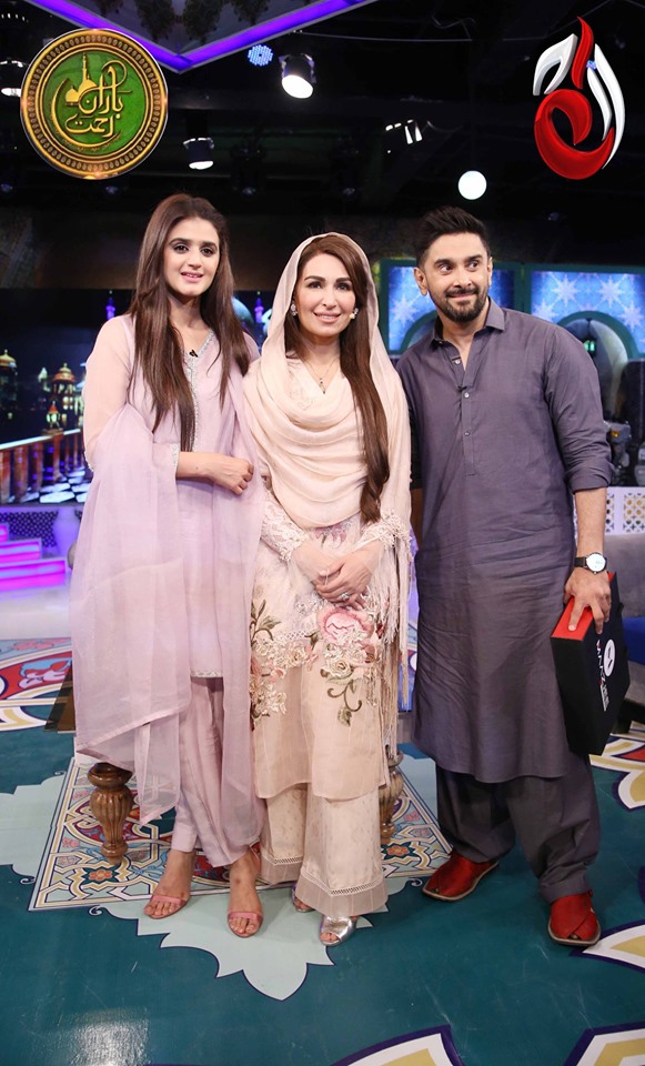 Beautiful Actors Hira and Mani in Reema Khan's Ramazan Transmission Show