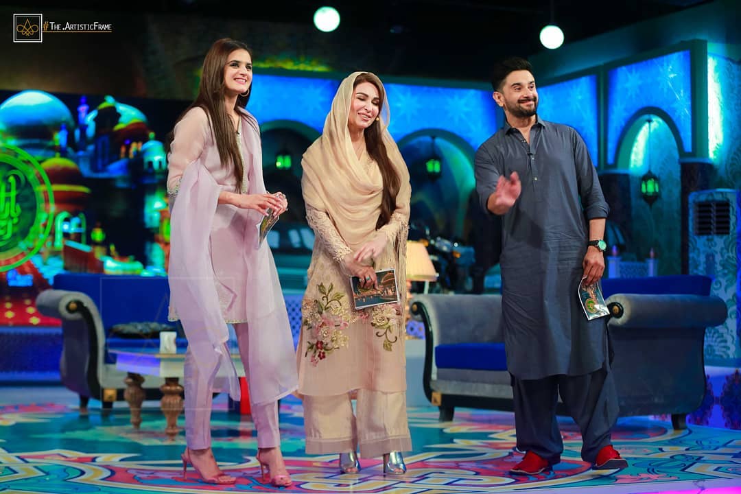 Beautiful Actors Hira and Mani in Reema Khan's Ramazan Transmission Show