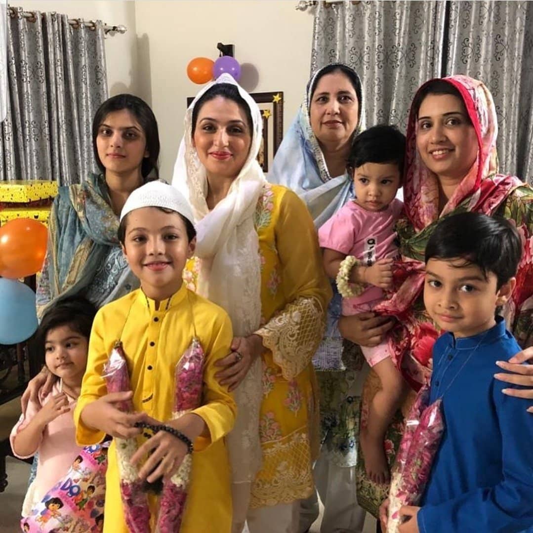 Iqrar ul Hassan with his Wife Celebrated their Son Pehlaaj First Roza Kushai
