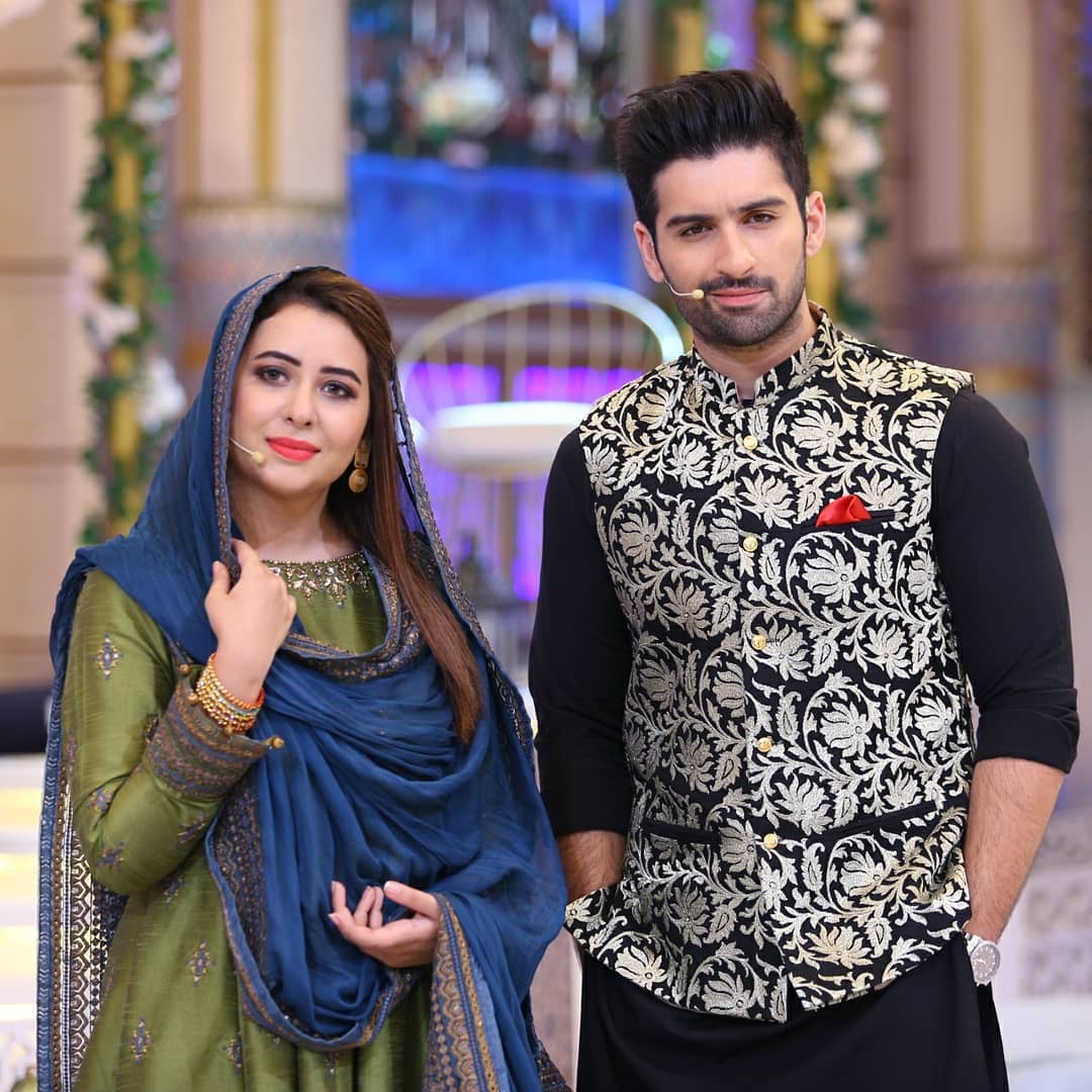 Handsome Actor Muneeb Butt Appeared in Ehsaas Ramzan Transmission