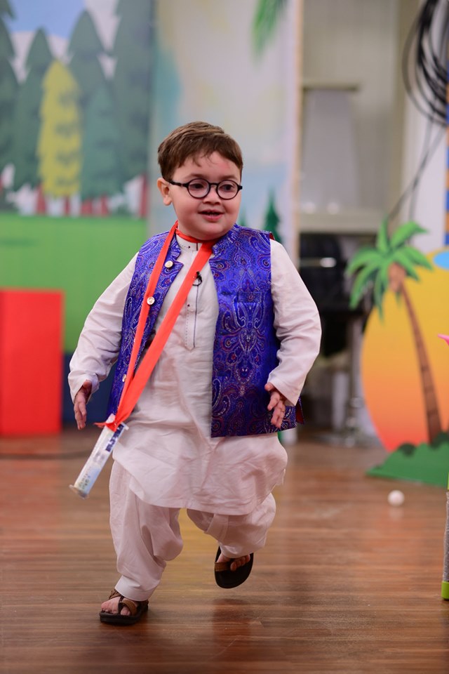 Famous Sweet Kid Ahmed Shah in Nida Yasir Morning Show