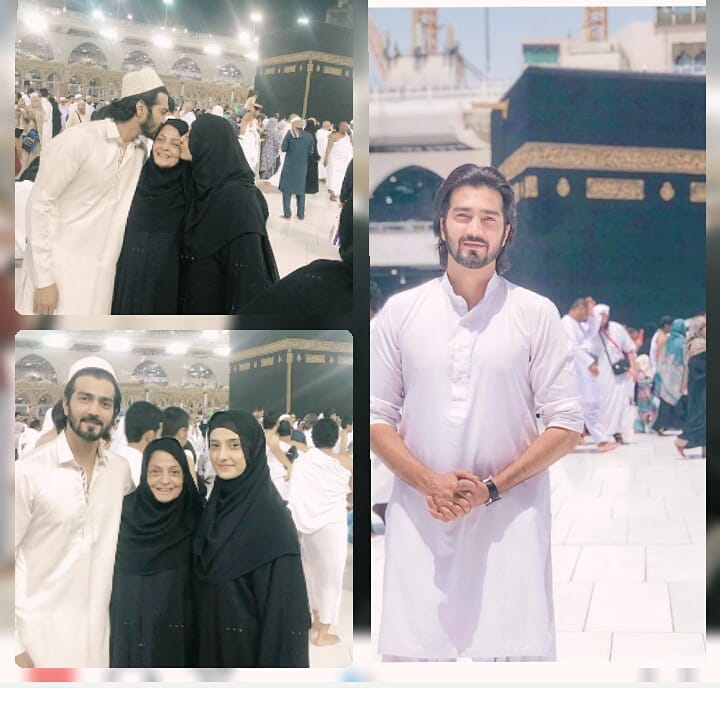 Actors Shehzad Sheikh and Momal Sheikh Performed Umrah with Parents