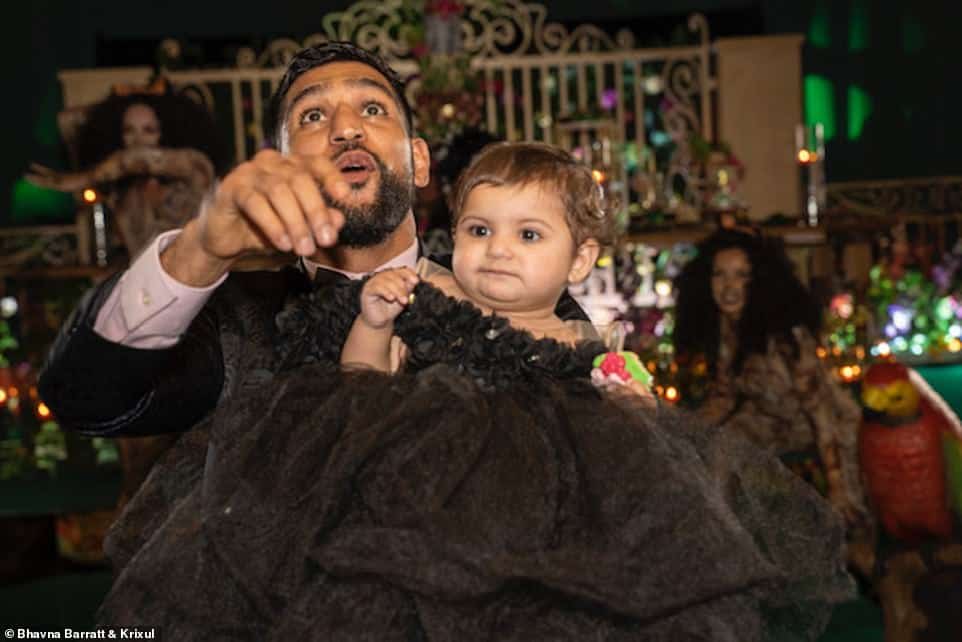Jungle Themed Birthday Party Celebrations Pictures Of Amir Khan And Faryal Daughter Alayna Khan