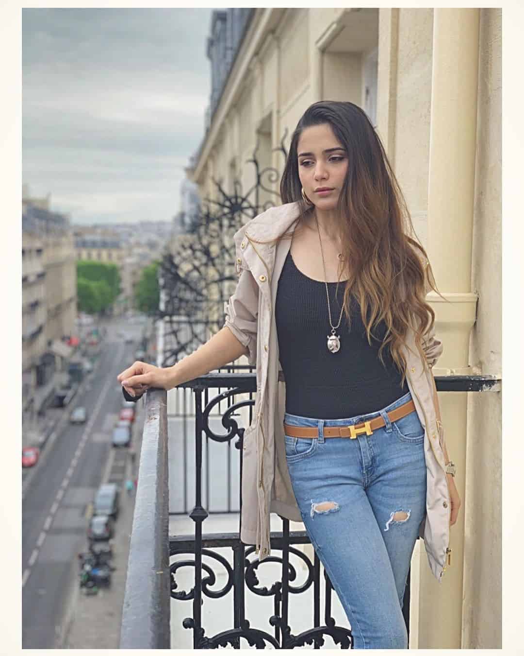 Latest Clicks of Beautiful Singer Aima Baig in Paris