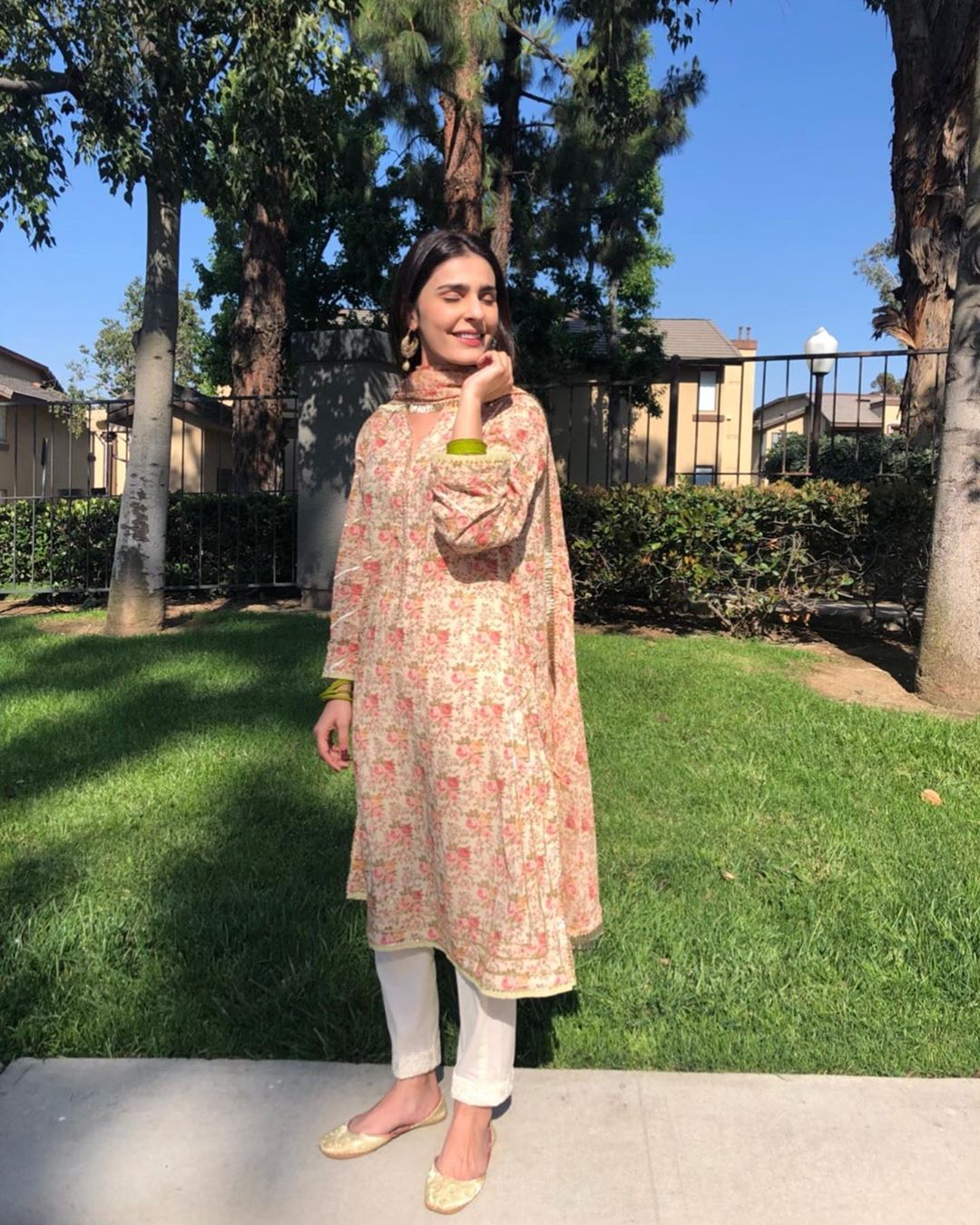 Beautiful Pakistani Celebrities First Day Eid Pictures - Part-1