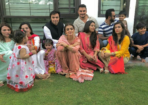 Hira Mani Spending Eid With Family