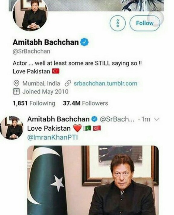 Turkish Hackers Are Putting Up PM Khan's Pictures on Indian Celebrity Twitter