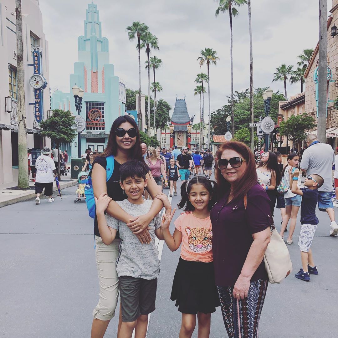 Sunita Marshal Enjoying Vacations with Kids in Disney Florida USA