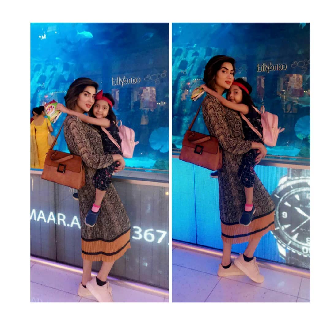 Beautiful Pictures of Actress Fiza Ali with her Daughter Faraal