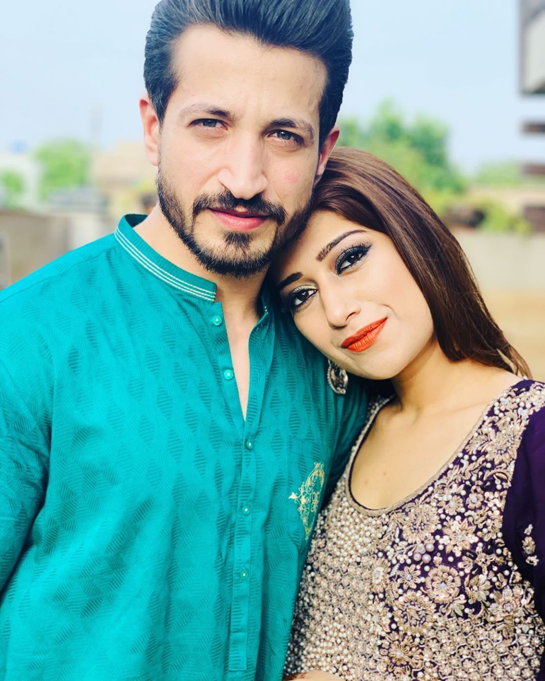 Eid Pictures of Actress Saba Faisal with her Family