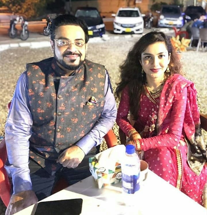 Latest Clicks of Amir Liaquat with his Wife Tuba Amir