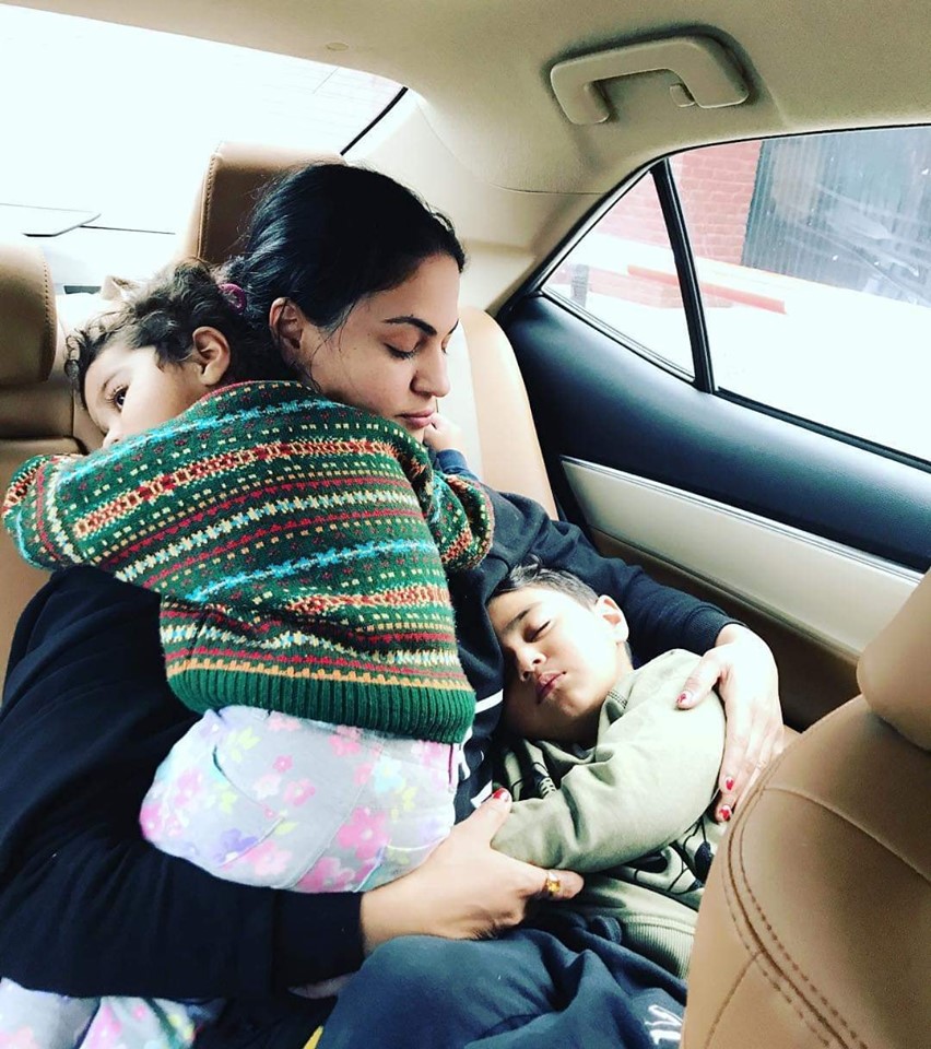 Veena Malik Spending Some Quality Time with her Kids
