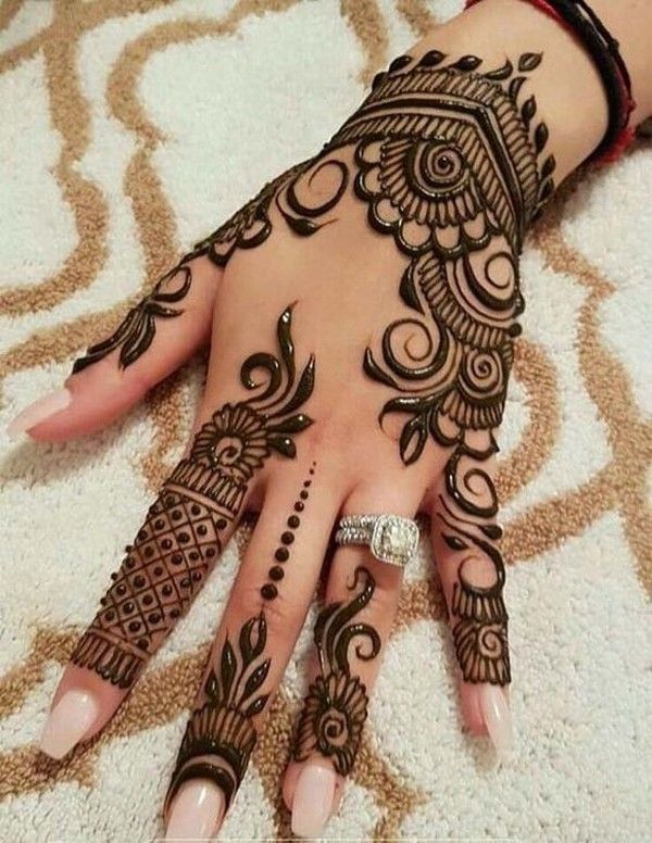 Arabic Mehndi Design 28